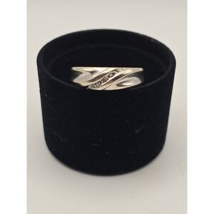 Mens White Gold And Diamond Wedding Band Ring 12